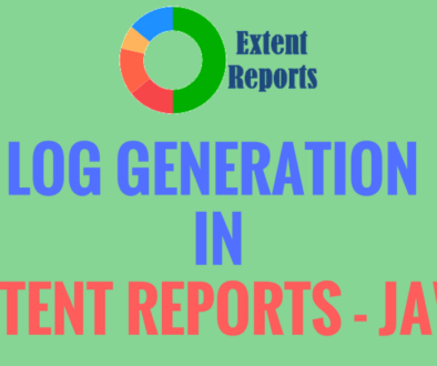 LOG GENERATION IN EXTENT REPORTS JAVA