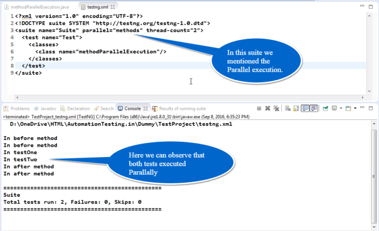 Parallel Execution Of Methods In TestNG-Selenium Webdriver Appium ...