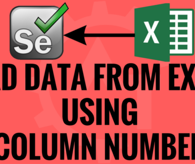 Read Data From Excel Using Column Number