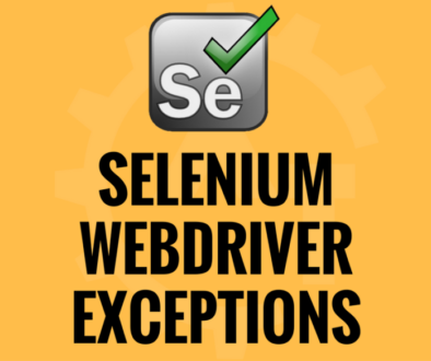 SELENIUM WEBDRIVER EXCEPTIONS