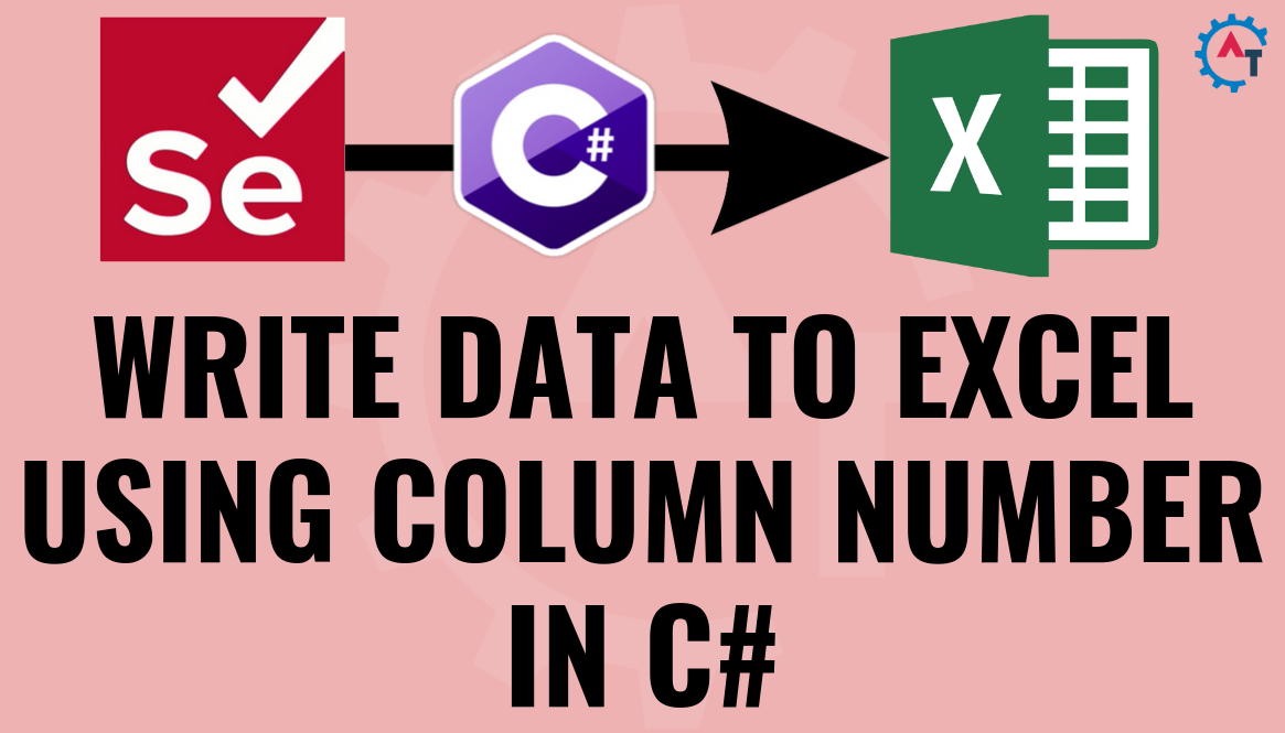 write data in excel using column number in C#