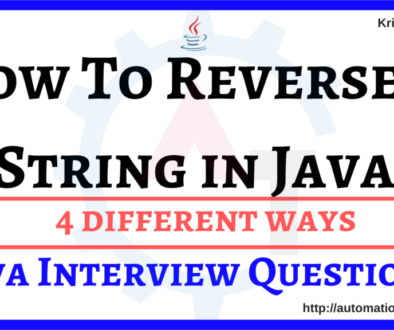How To Reverse A String in Java