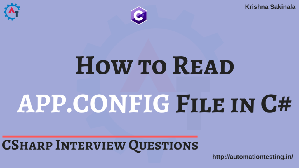 read app.config file in c#